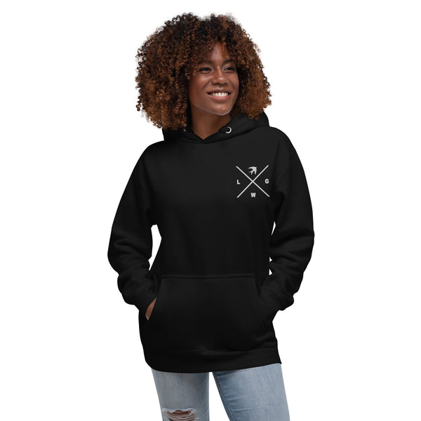 Let God Work Embroidered Unisex Hoodie