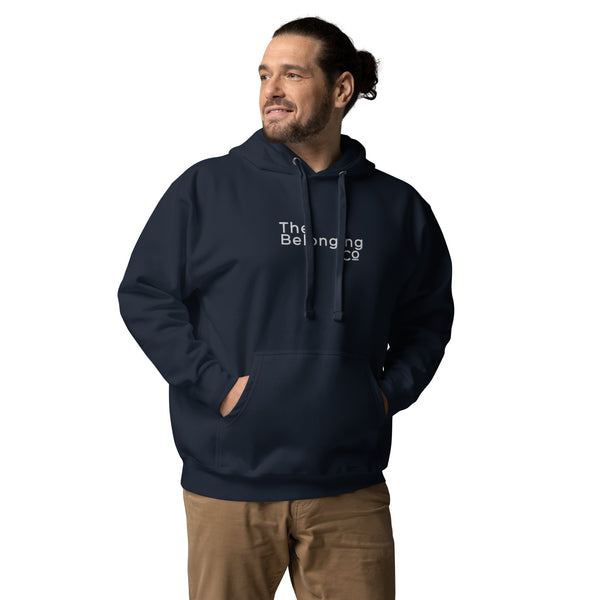 The Belonging Co Embroidered Unisex Hoodie, Belonging Company, Christian Hoodie