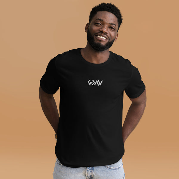God Greater Than Highs and Lows Embroidered Unisex t-shirt, Christian Shirt