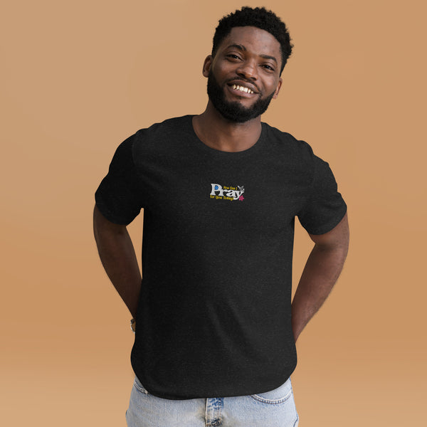 How Can I Pray For You Embroidered Unisex t-shirt, Bella Canvas