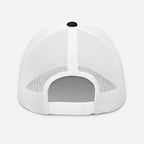 White Christian Embroidered Hat with breathable mesh and adjustable snapback closure