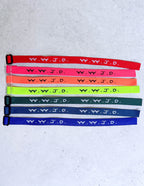 Colorful wristbands from Elevated Faith featuring W.W.J.D. message, ideal Christian Jewelry Bracelet for inspiration