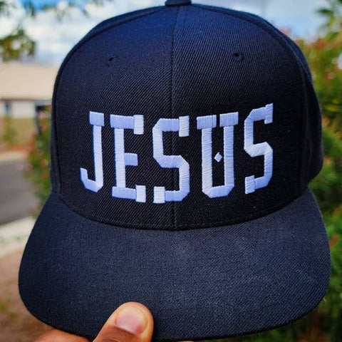 Jesus Christ Hats Mens Snapback Flat Bill Brim Hats for Men Black Snap Backpack Fitted Hat Baseball Cap Black