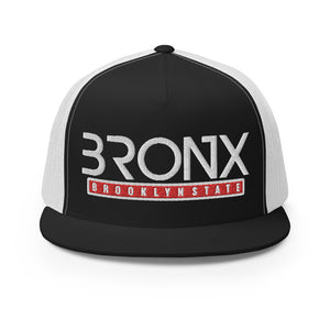 Bronx Brooklyn State Embroidered Trucker Hat, NYC, New York