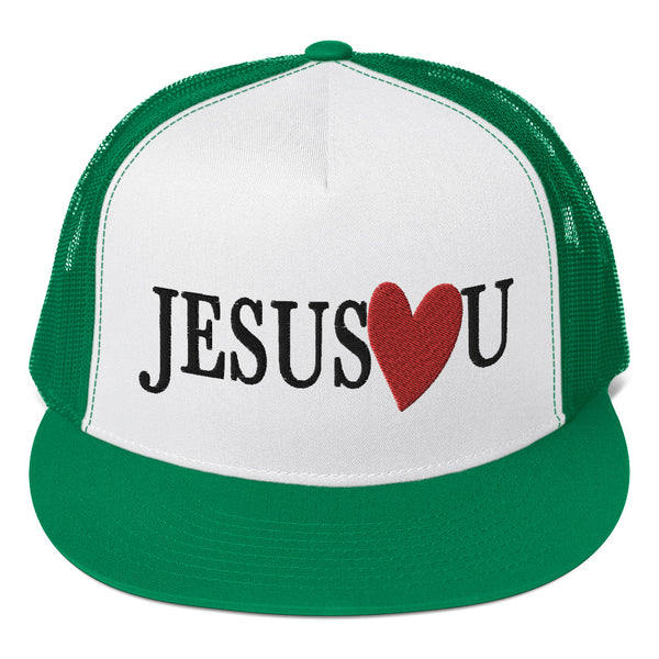 Yes Jesus Loves You Embroidered Christian Trucker Cap