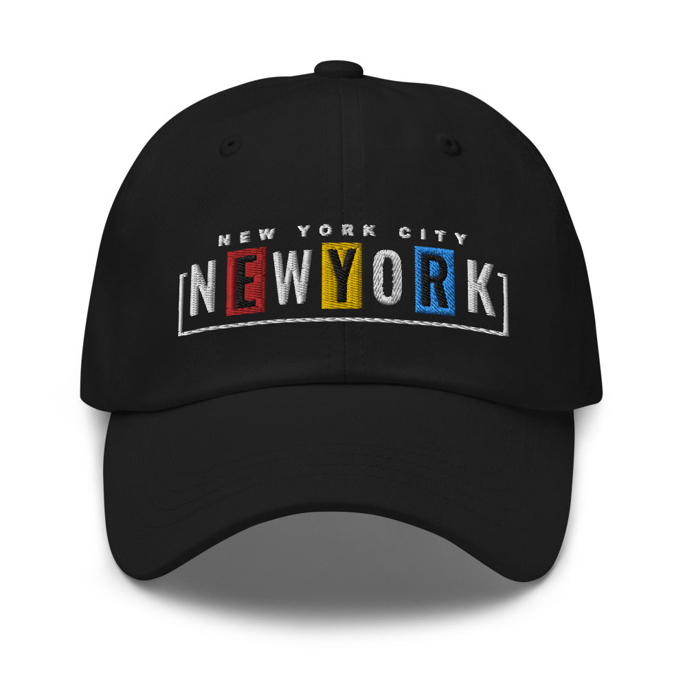 New York City Boxed Embroidered Dad hat, NYC