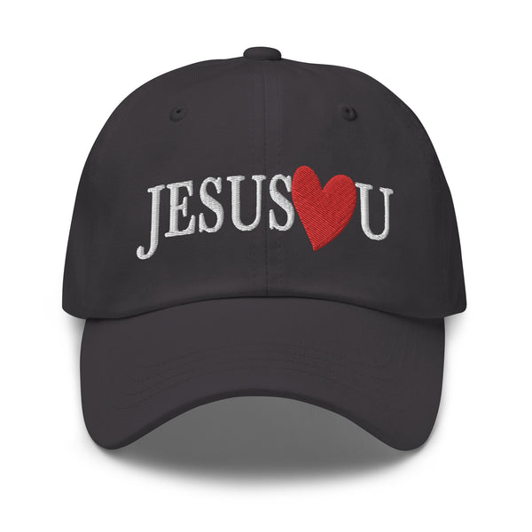 Jesus Loves You Embroidered Christian Dad hat