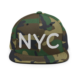 NYC 3d Puff Embroidered Snapback Hat, New York Hat, New York City
