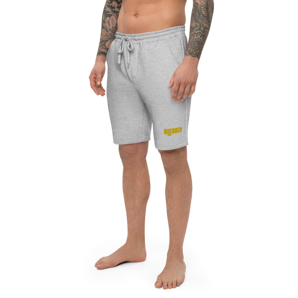 Blessed y/ Embroidered Men's fleece shorts