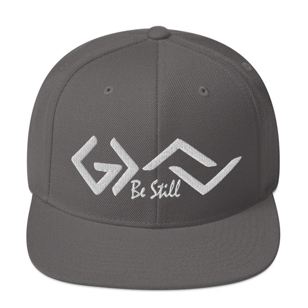 Be Still and Know, God Greater Than Highs and Lows, White Thread Embroidered - Christian Hat