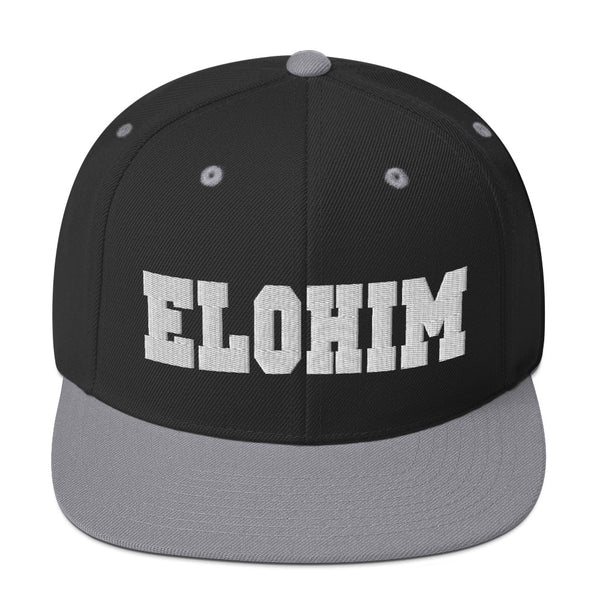 Elohim Is the Almighty God (W) Embroidered Snapback Hat - Christian Hat