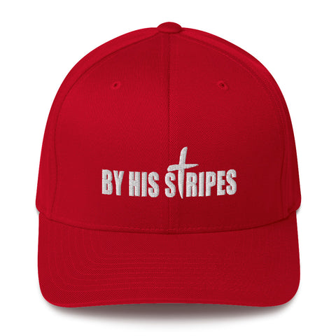 By His Stripes Structured Twill Cap Christian Hat