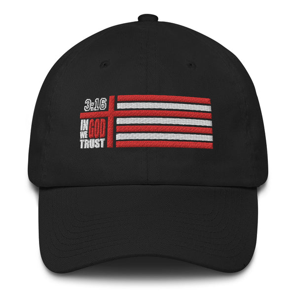 In God We Trust Cotton Christian Hat 3D Puff Print