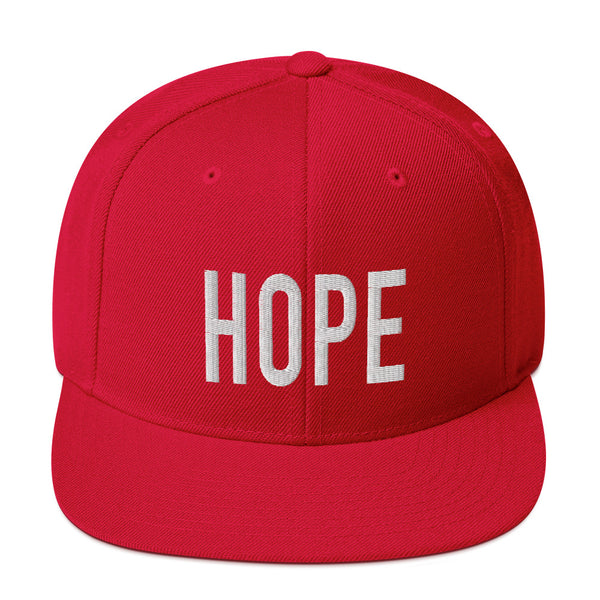 Hope Snapback Christian Hat 3D Puff Print