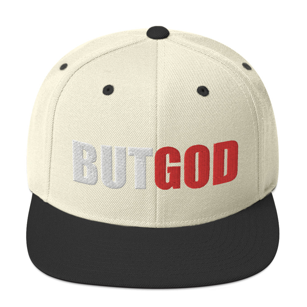 But God Snapback Embroidered Hat - Christian Hat