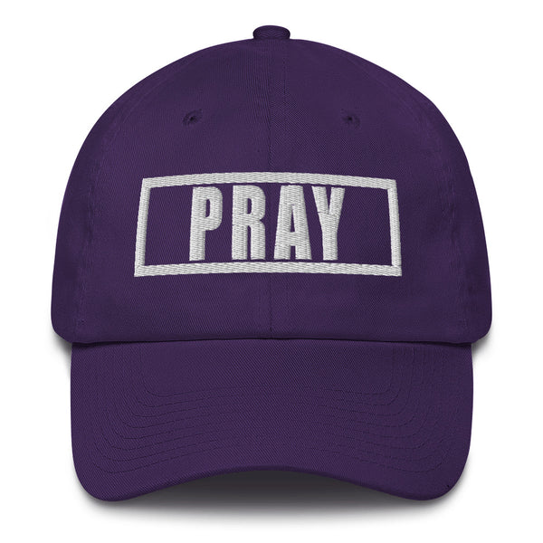 Pray Cotton Christian Hat 3D Puff Print