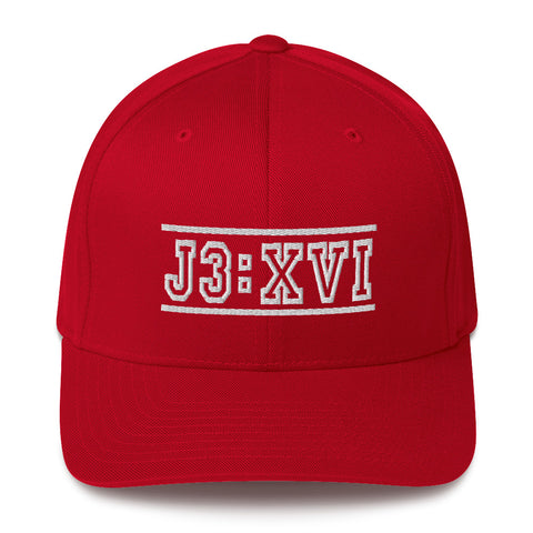 John 3:16 Structured Twill Christian Hat