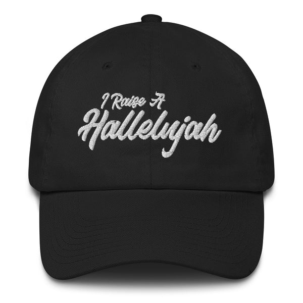 I Raise A Hallelujah Cotton Christian Hat