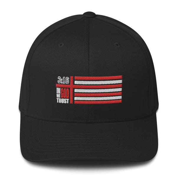 In God We Trust Structured Twill Christian Hat 3D Puff Print