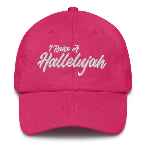 I Raise A Hallelujah Cotton Christian Hat