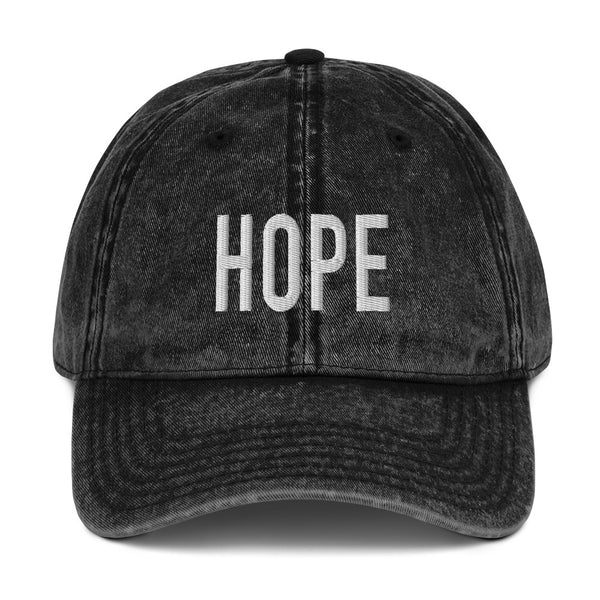 Hope Vintage Cotton Twill Christian Hat