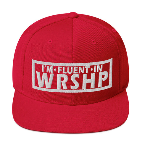 My Language Snapback Christian Hat 3D Puff Print