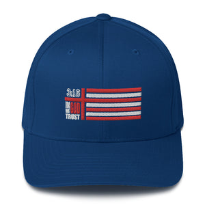 In God We Trust Structured Twill Christian Hat 3D Puff Print