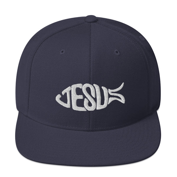 jesus Type Font Snapback Christian Hat