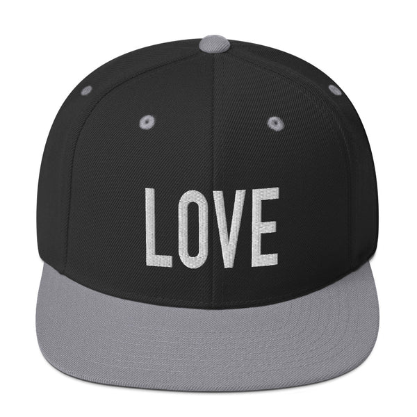 Love Snapback Christian Hat 3D Puff Print