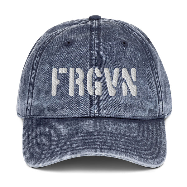 FRGVN Forgiven Vintage Cotton Twill Hat 3D Puff Embroidered Print - Christian Hat