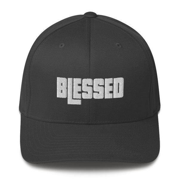 Blessed Structured Twill Christian Hat 3D Puff Print, Christian Apparel