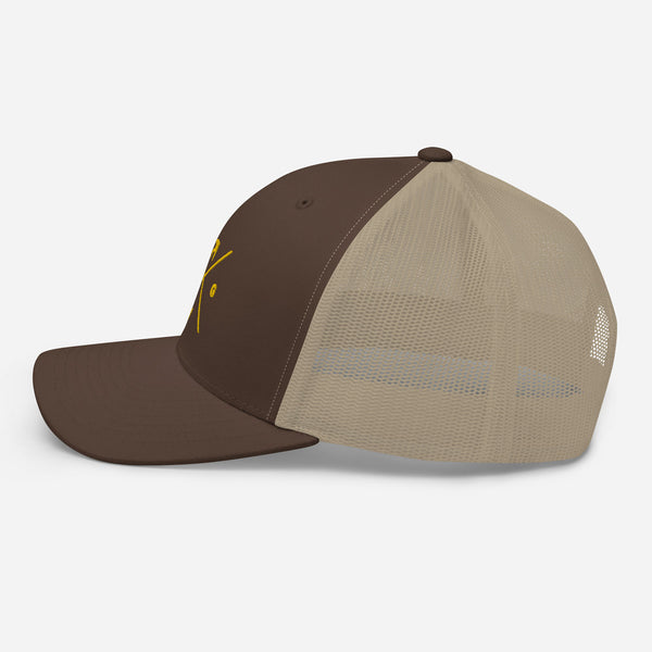 Let God Work y/ Embroidered Trucker Cap - Christian Hat