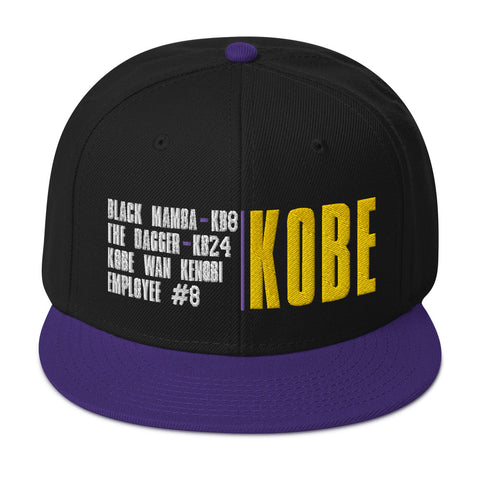 The Names Snapback Hat, Kobe Bryant Hat
