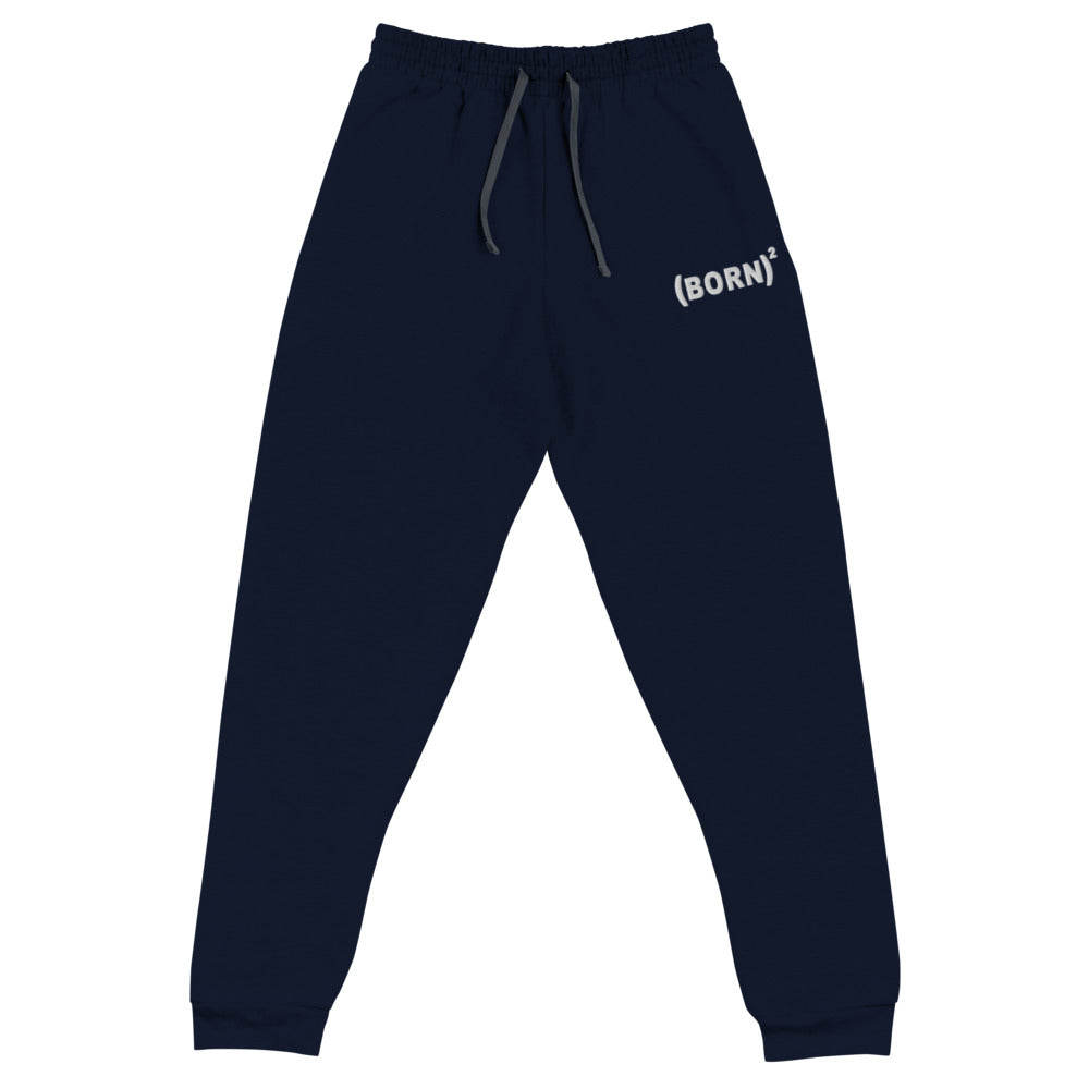 Born Again w/ Embroidered Unisex Joggers