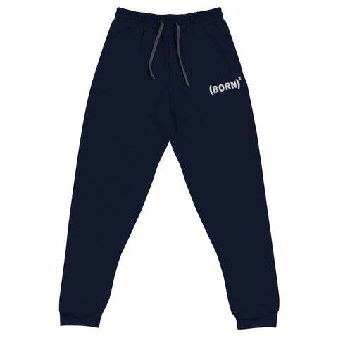 Born Again w/ Embroidered Unisex Joggers, Christian Apparel