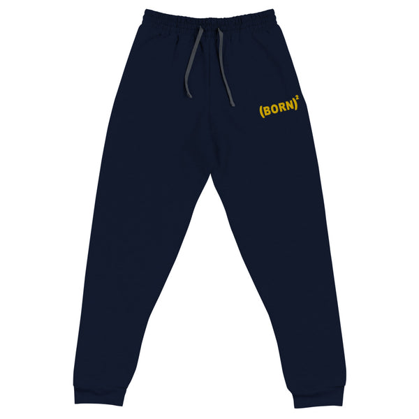 Born Again y/ Embroidered Unisex Joggers